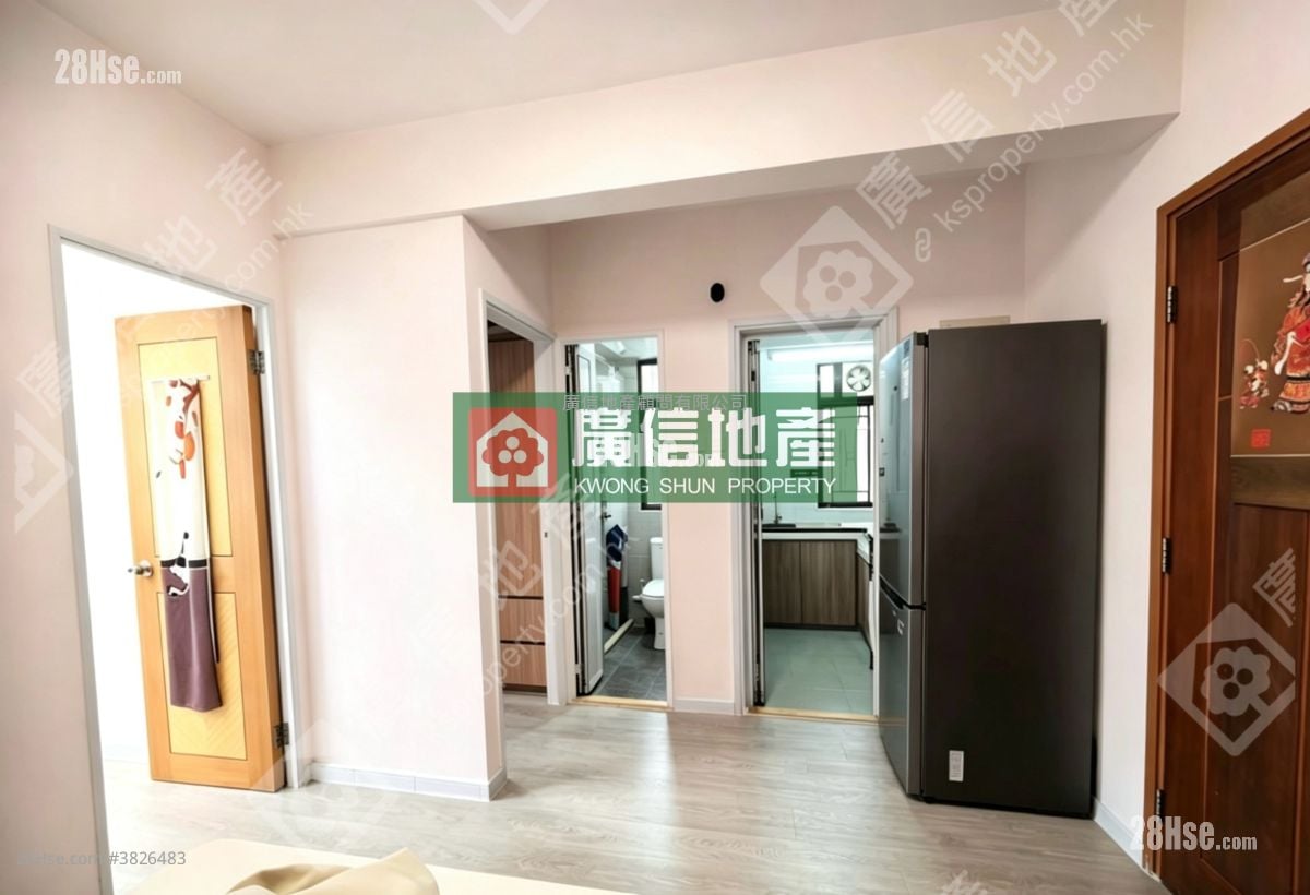 福明大廈 租盤 2 房 , 1 浴室 296 平方呎