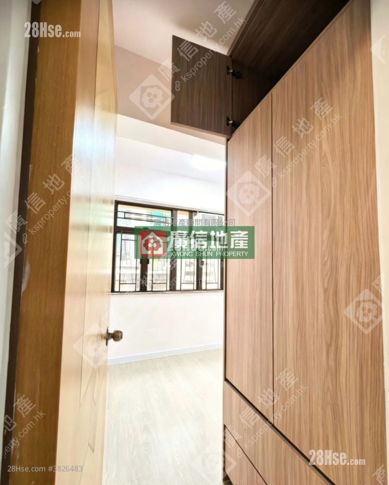 福明大廈 租盤 2 房 , 1 浴室 296 平方呎