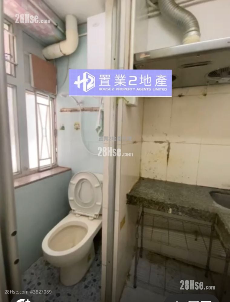 千岁大厦 租盘 2 房 , 1 浴室 280 平方尺