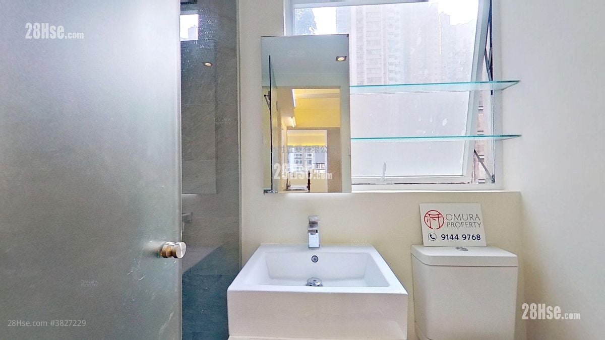 bathroom: 2B-4 Second Stree Rental Studio , 1 Bathroom 339 ft²