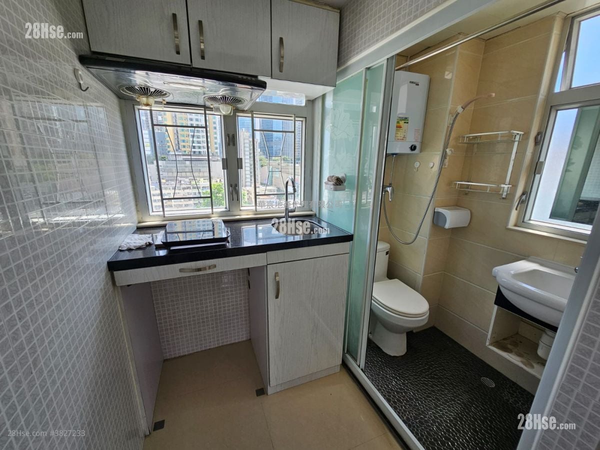 荃碧大廈 租盤 開放式間隔 , 1 浴室 150 平方呎