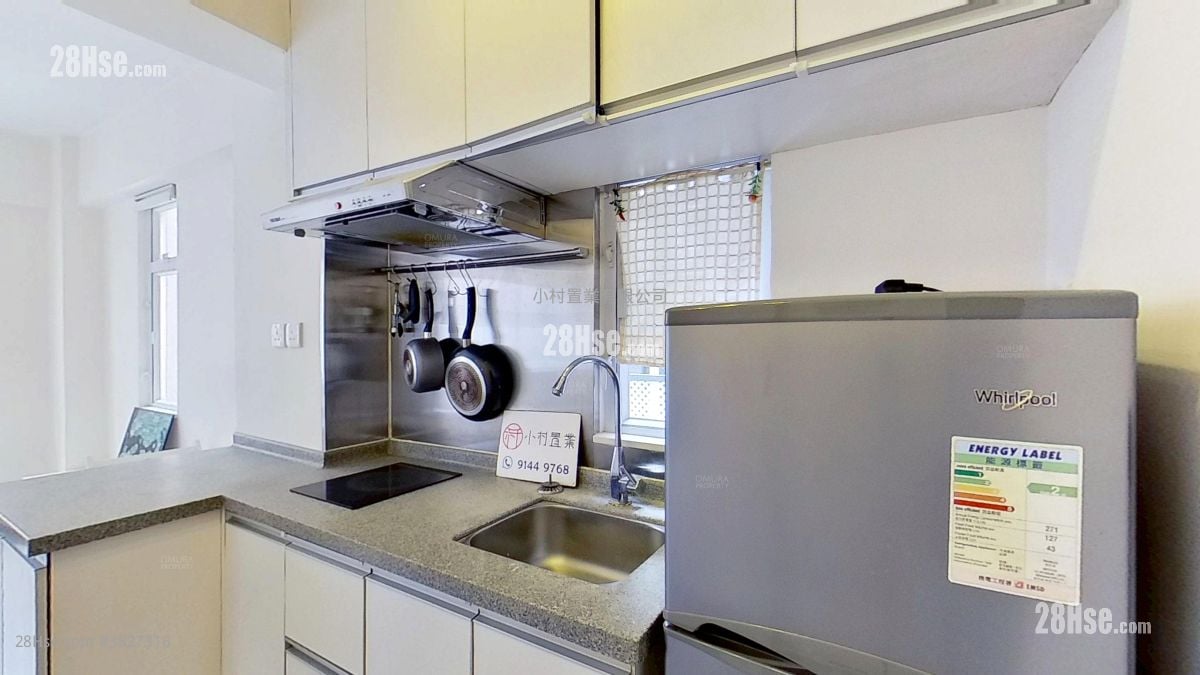 廚房: 發利樓 租盤 開放式間隔 , 1 浴室 236 平方呎