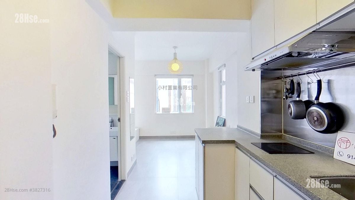 廳: 發利樓 租盤 開放式間隔 , 1 浴室 236 平方呎