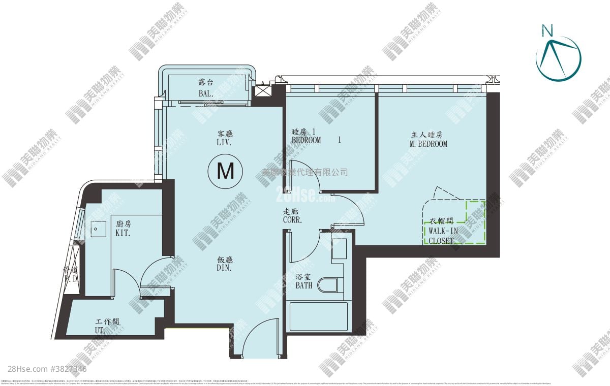 Henley Park 售盤 2 房 , 1 浴室 604 平方呎