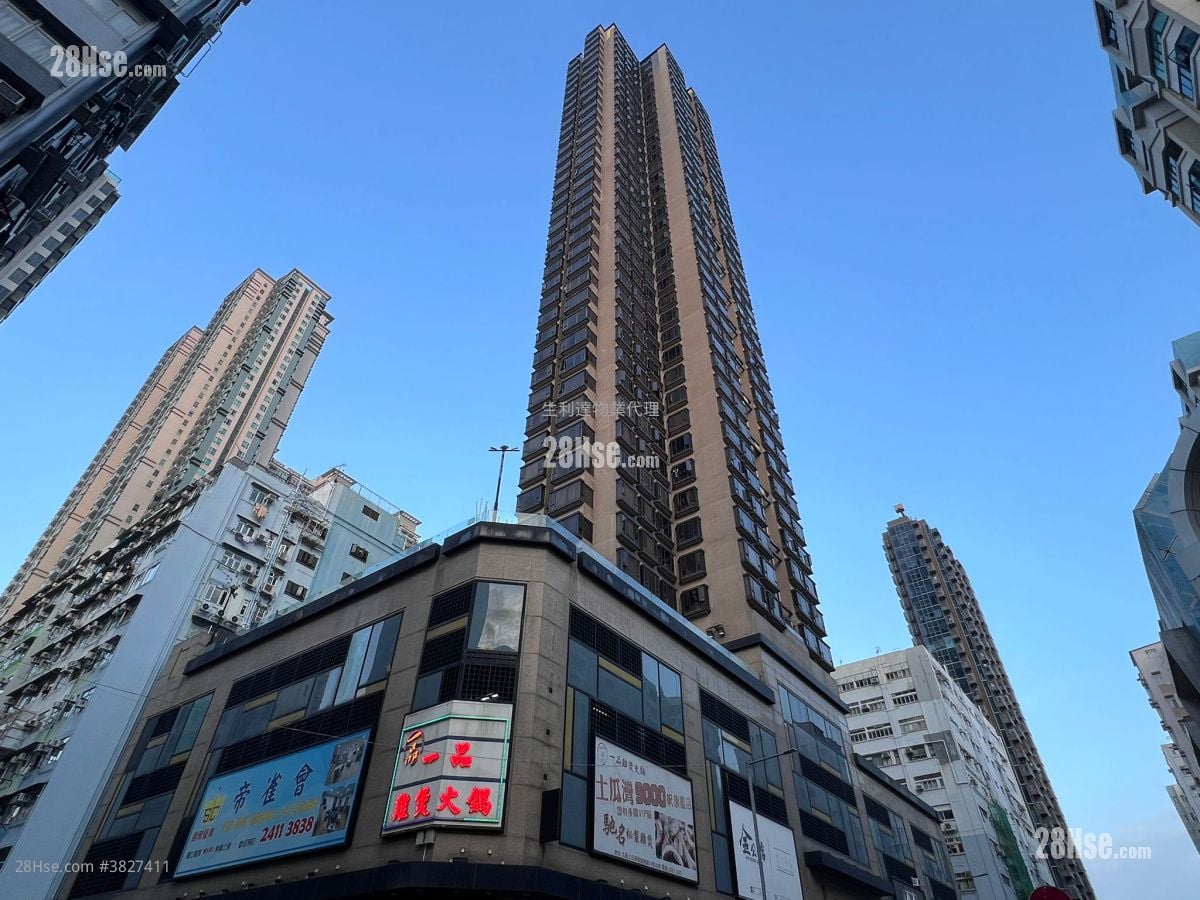 金都豪苑 租盘 2 房 , 1 浴室 409 平方尺