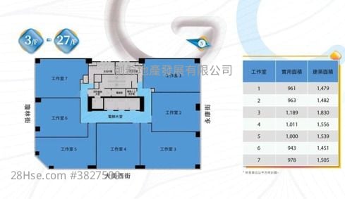 東方國際大廈 租盤 963 平方呎