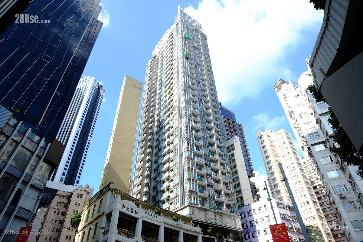 大厦外观: 嘉荟轩 租盘 2 房 , 1 浴室 645 平方尺