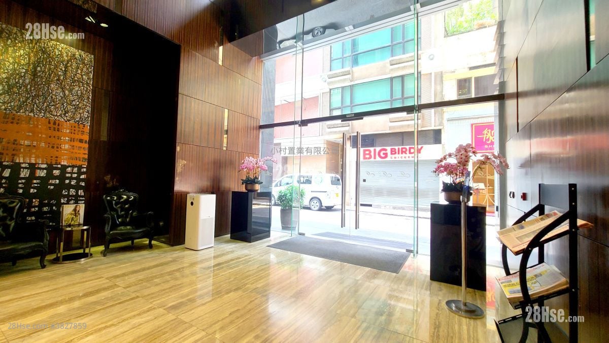 大堂: 嘉荟轩 租盘 2 房 , 1 浴室 645 平方尺