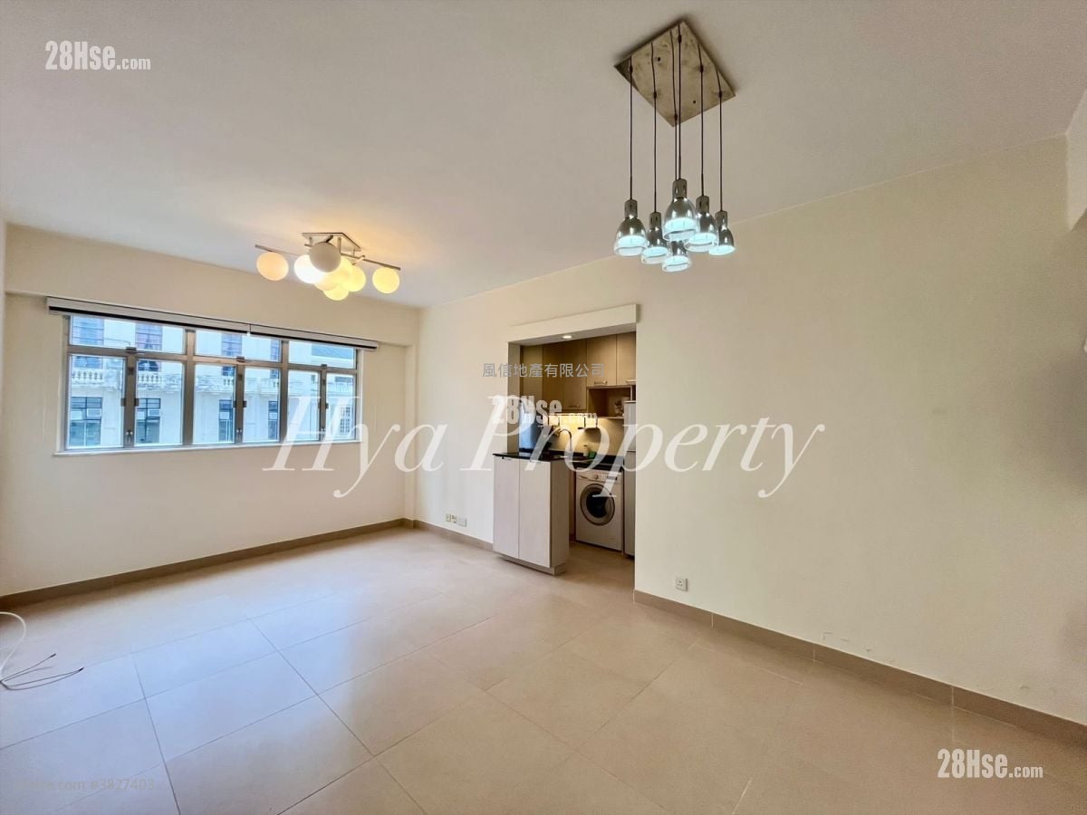 寶恆閣 租盤 2 房 , 1 浴室 555 平方呎