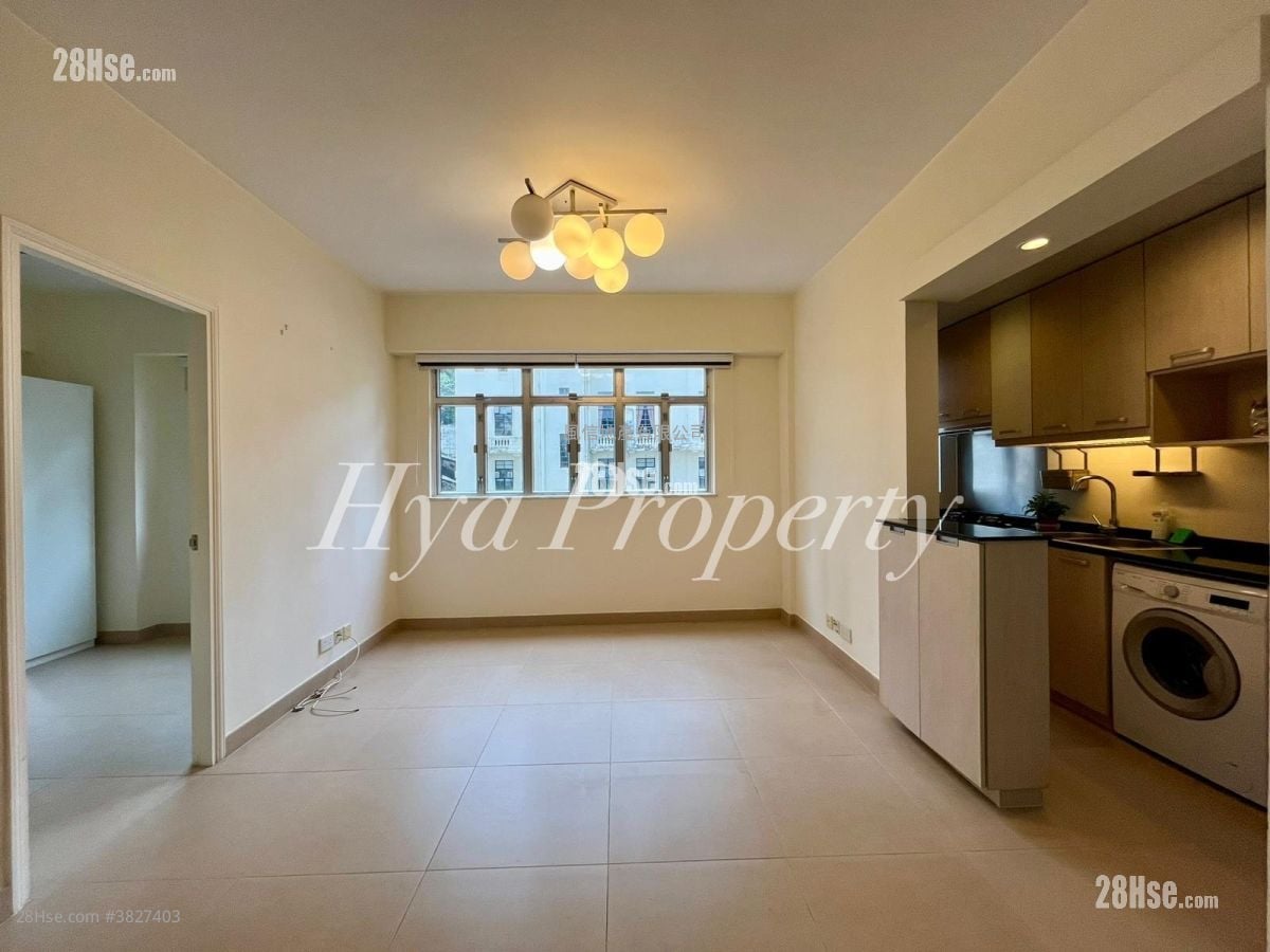 寶恆閣 租盤 2 房 , 1 浴室 555 平方呎