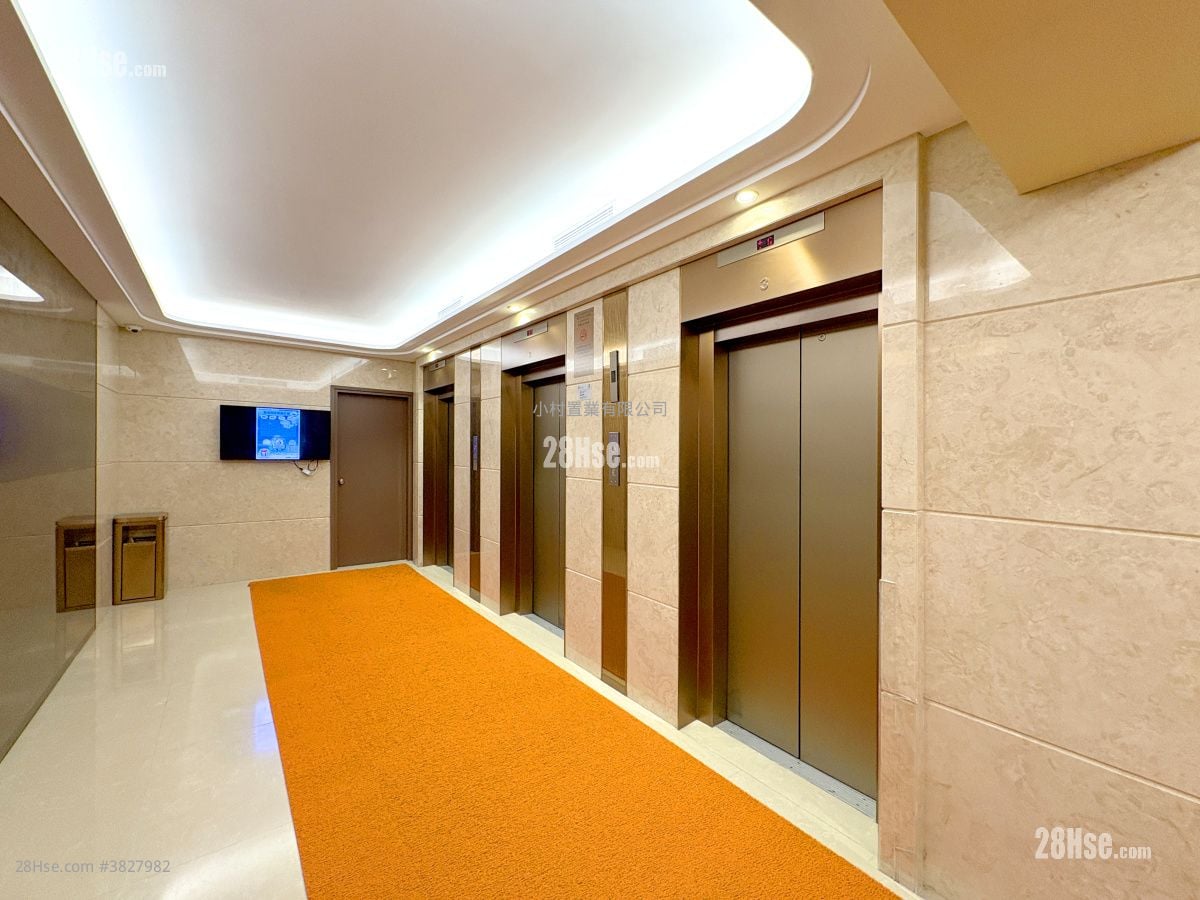 大堂: 置富花園 租盤 3 房 , 1 浴室 588 平方呎