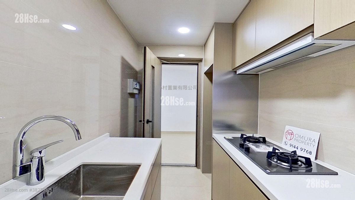 廚房: 置富花園 租盤 3 房 , 1 浴室 588 平方呎