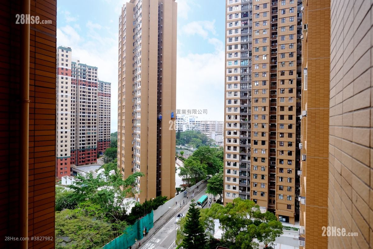 景觀: 置富花園 租盤 3 房 , 1 浴室 588 平方呎