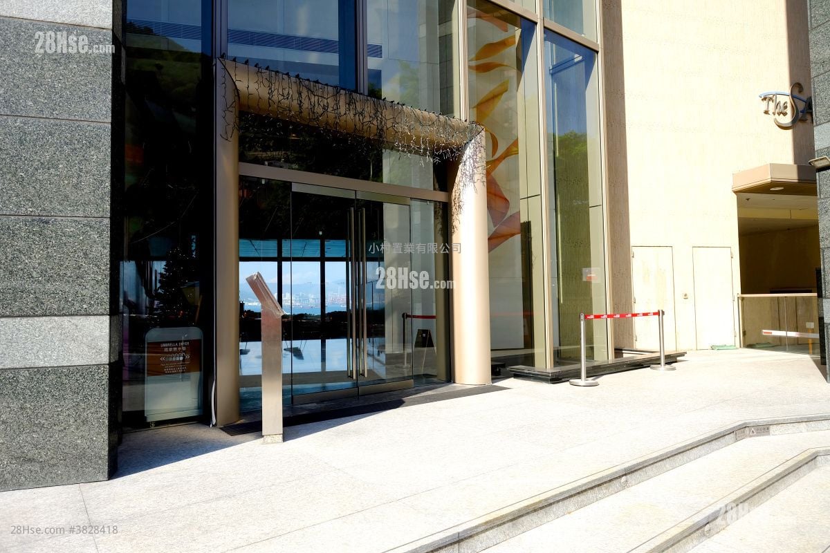 大廈外觀: 傲翔灣畔 租盤 2 房 , 1 浴室 524 平方呎