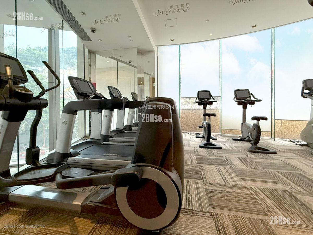 會所: 傲翔灣畔 租盤 2 房 , 1 浴室 524 平方呎