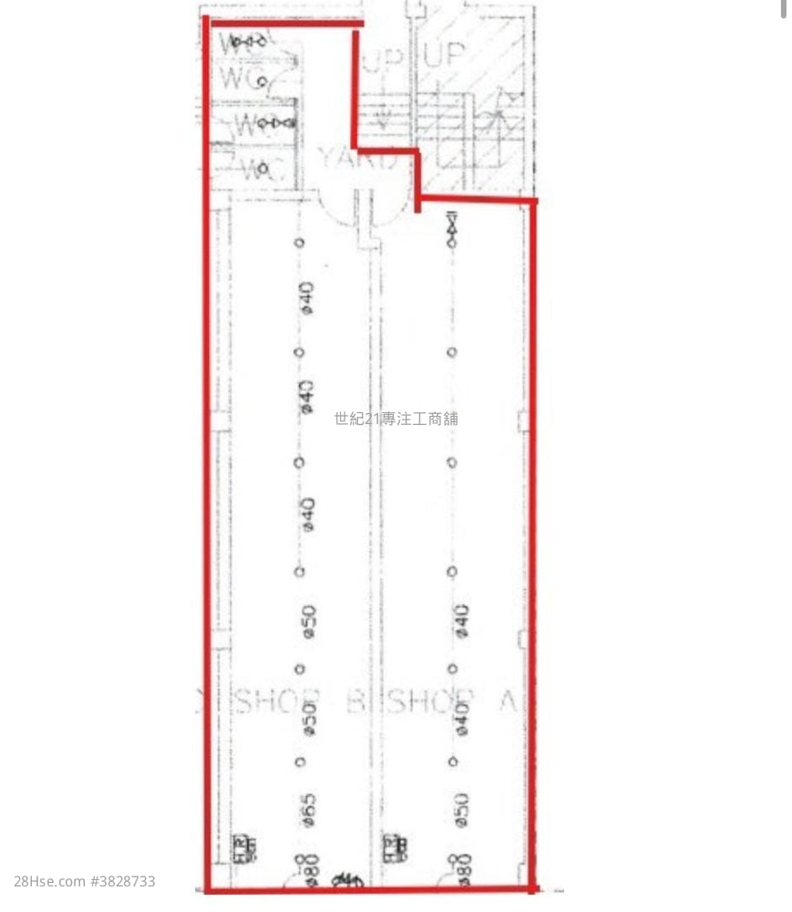 樂善大廈 租盤 2 房 , 2 廁所 1,130 平方呎