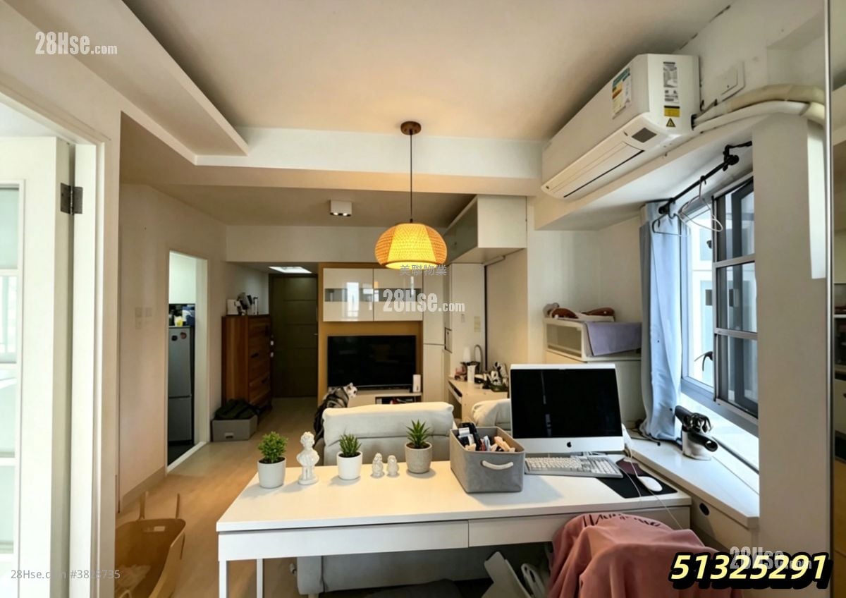 睡房 1: 好運中心 售盤 1 房 , 1 浴室 326 平方呎