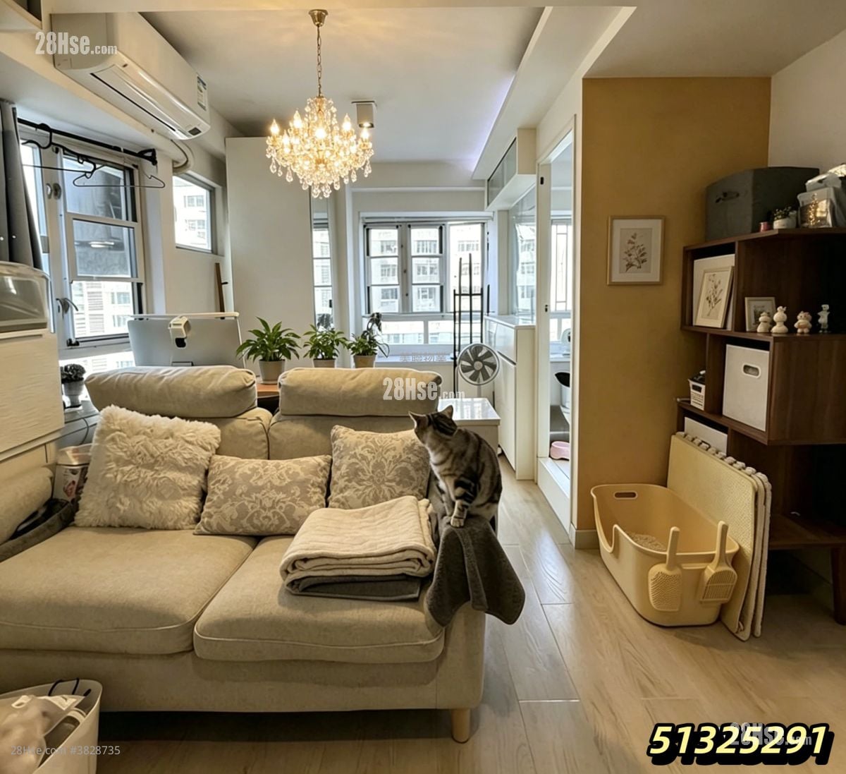 廳: 好運中心 售盤 1 房 , 1 浴室 326 平方呎