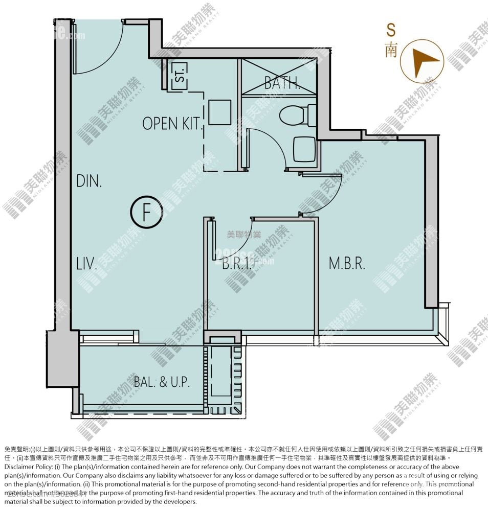 凱柏峰 I 租盤 2 房 , 1 浴室 460 平方呎