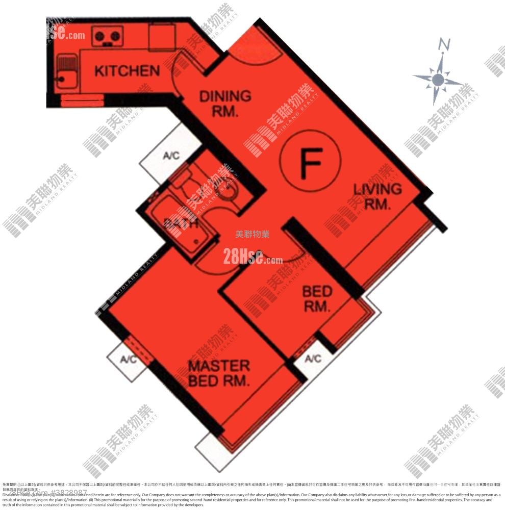 将军澳广场 售盘 2 房 , 1 浴室 456 平方尺