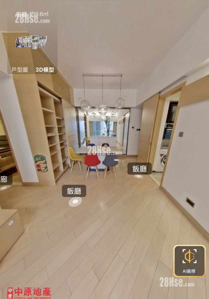珑玺 售盘 3 房 , 2 浴室 963 平方尺