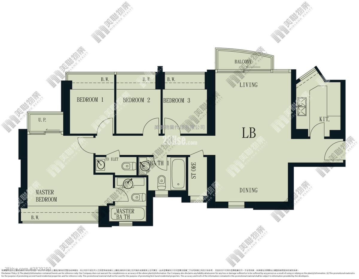 致蓝天 售盘 4 房 930 平方尺