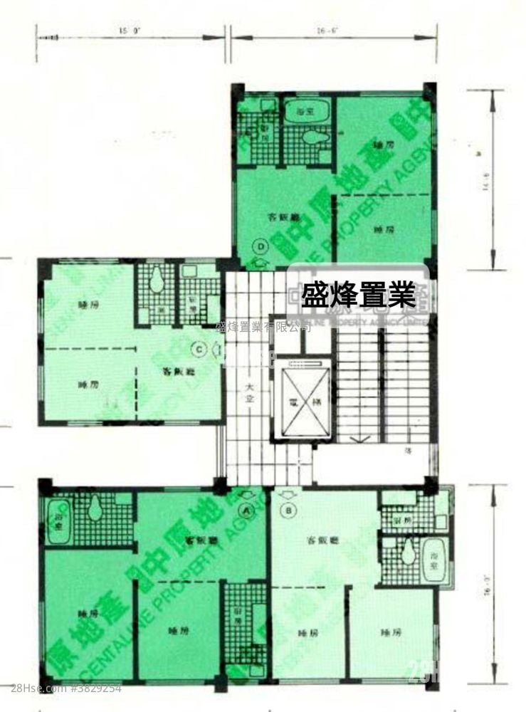 嘉安大楼 售盘 1 房 , 1 浴室 239 平方尺