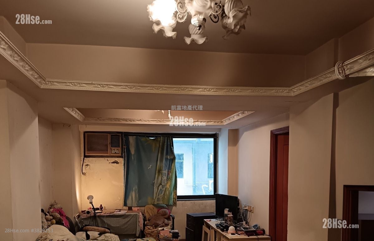 友聯大廈 租盤 2 房 , 1 浴室 600 平方呎