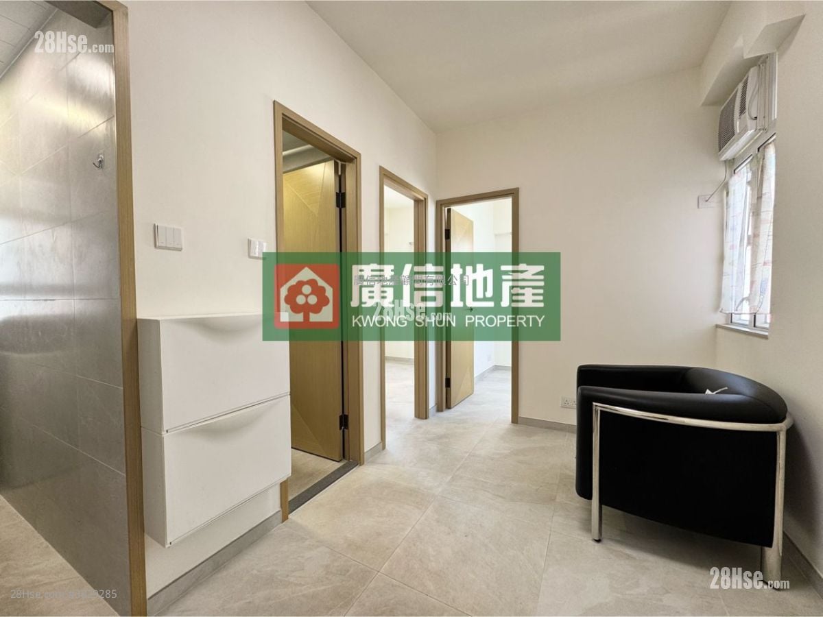 德喜大廈 租盤 2 房 , 1 浴室 296 平方呎