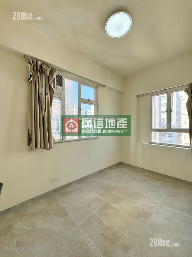 德喜大廈 租盤 2 房 , 1 浴室 296 平方呎