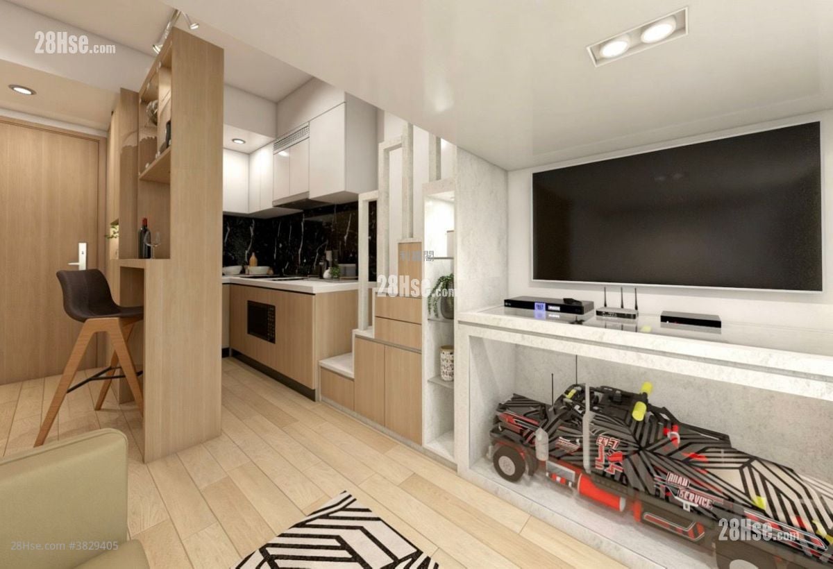 朗城滙 售盤 1 房 , 1 浴室 323 平方呎