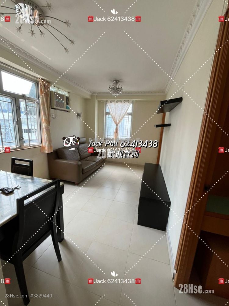 頌賢花園 租盤 2 房 , 1 浴室 378 平方呎