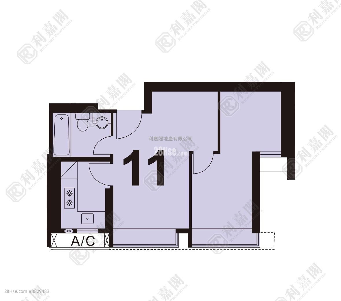 H Cube Sell 2 Bedrooms 395 ft²