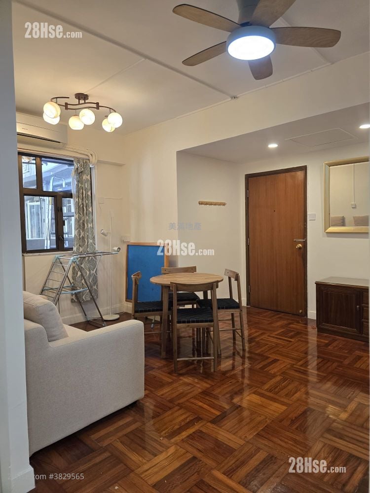 真光大厦 租盘 3 房 , 1 浴室 511 平方尺