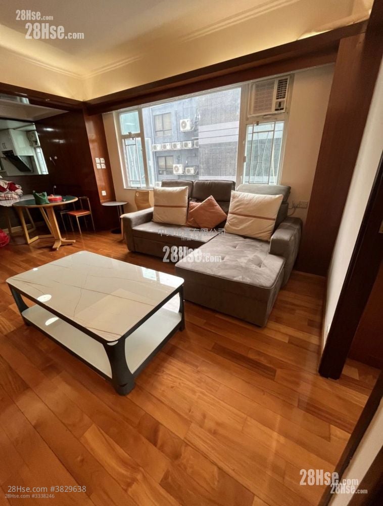 百樂大廈 租盤 3 房 , 1 浴室 712 平方呎