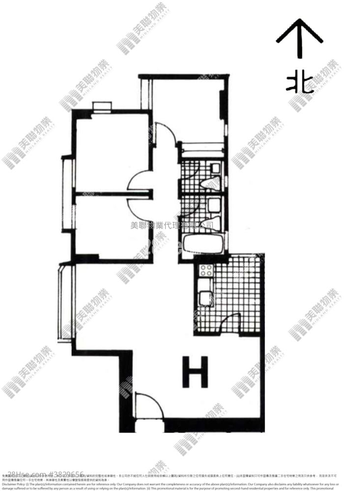 太古城 售盤 3 房 , 1 浴室 709 平方呎