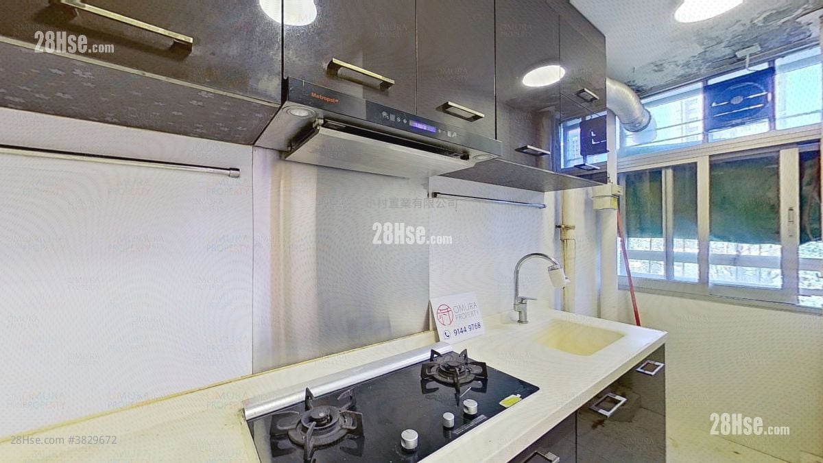 廚房: 南昌邨 售盤 3 房 , 1 浴室 494 平方呎