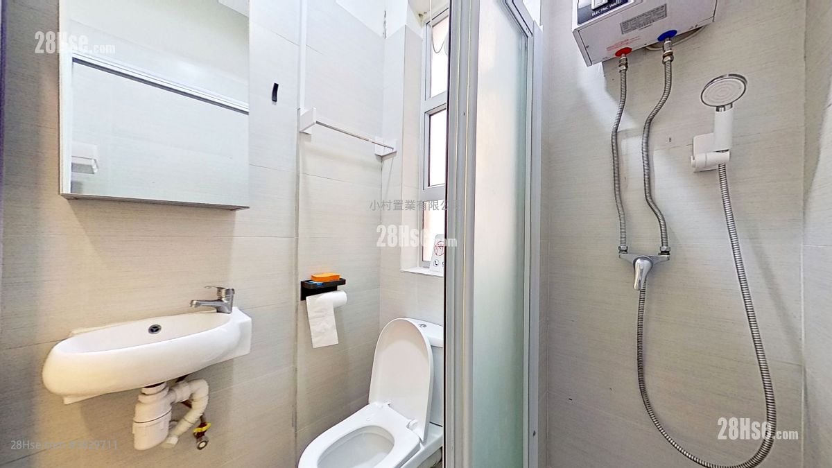 bathroom: 521-523 Lockhart Road Rental 2 Bedrooms , 1 Bathroom 545 ft²