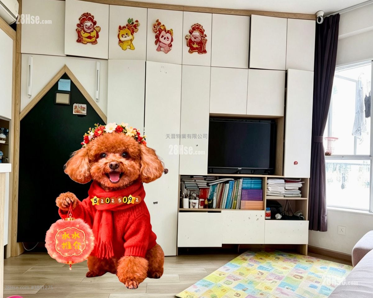 碧麗花園 售盤 3 房 , 1 浴室 476 平方呎