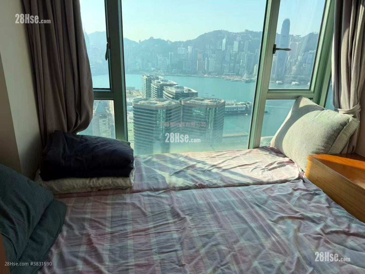睡房 1: 港景峰 租盘 3 房 , 2 浴室 821 平方尺