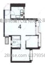 彩明苑 售盤 2 房 , 1 浴室 506 平方呎