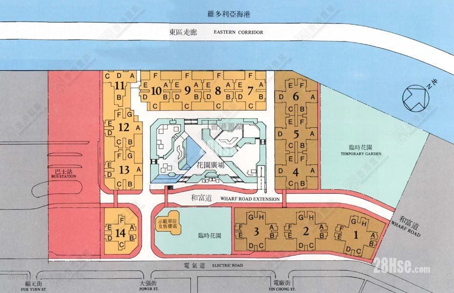 城市花園 售盤 3 房 , 2 浴室 945 平方呎