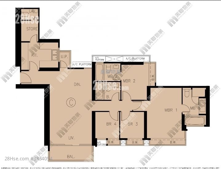 Grand Yoho Sell 4 Bedrooms , 4 Bathrooms 1,186 ft²