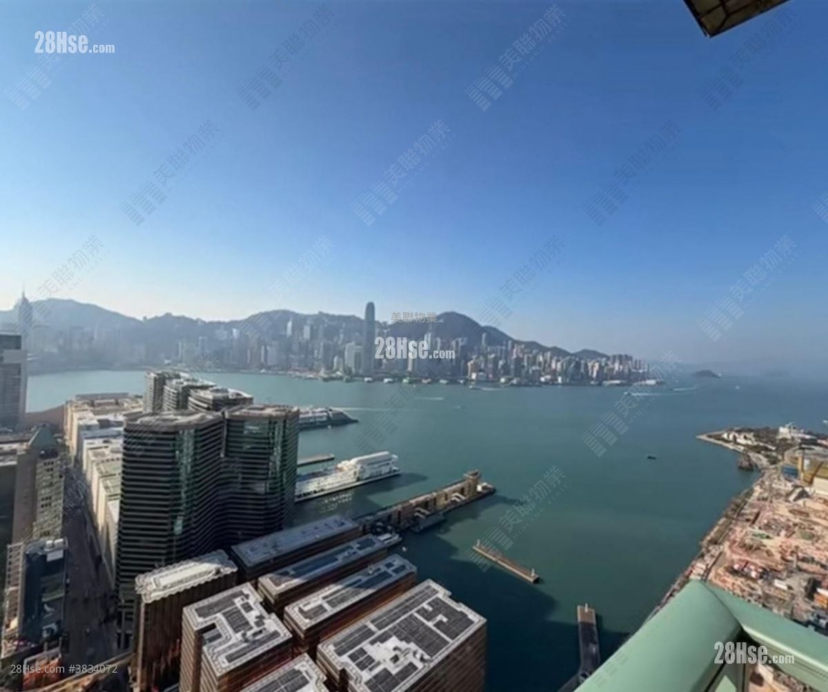 景观: 港景峰 租盘 3 房 , 2 浴室 821 平方尺