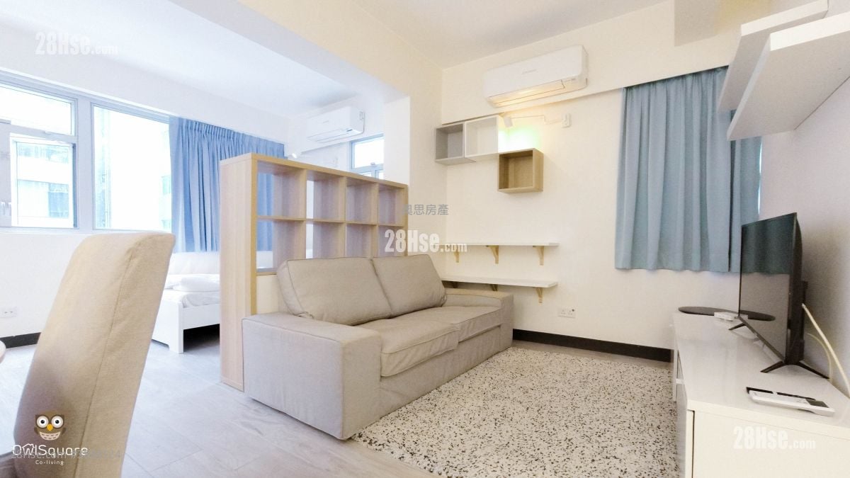 2-11/F, Dannies House, 20 Luard Road, Wan Chai Rental Studio , 1 Bathroom 520 ft²