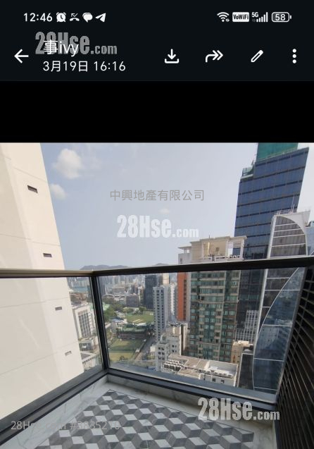 高臨 租盤 2 房 , 1 浴室 377 平方呎