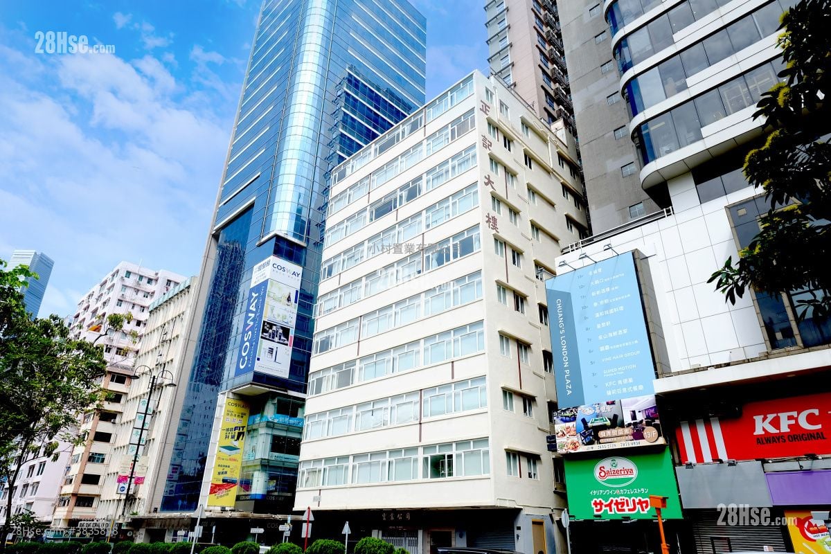 大厦外观: 正记大厦 租盘 1 房 , 1 浴室 516 平方尺