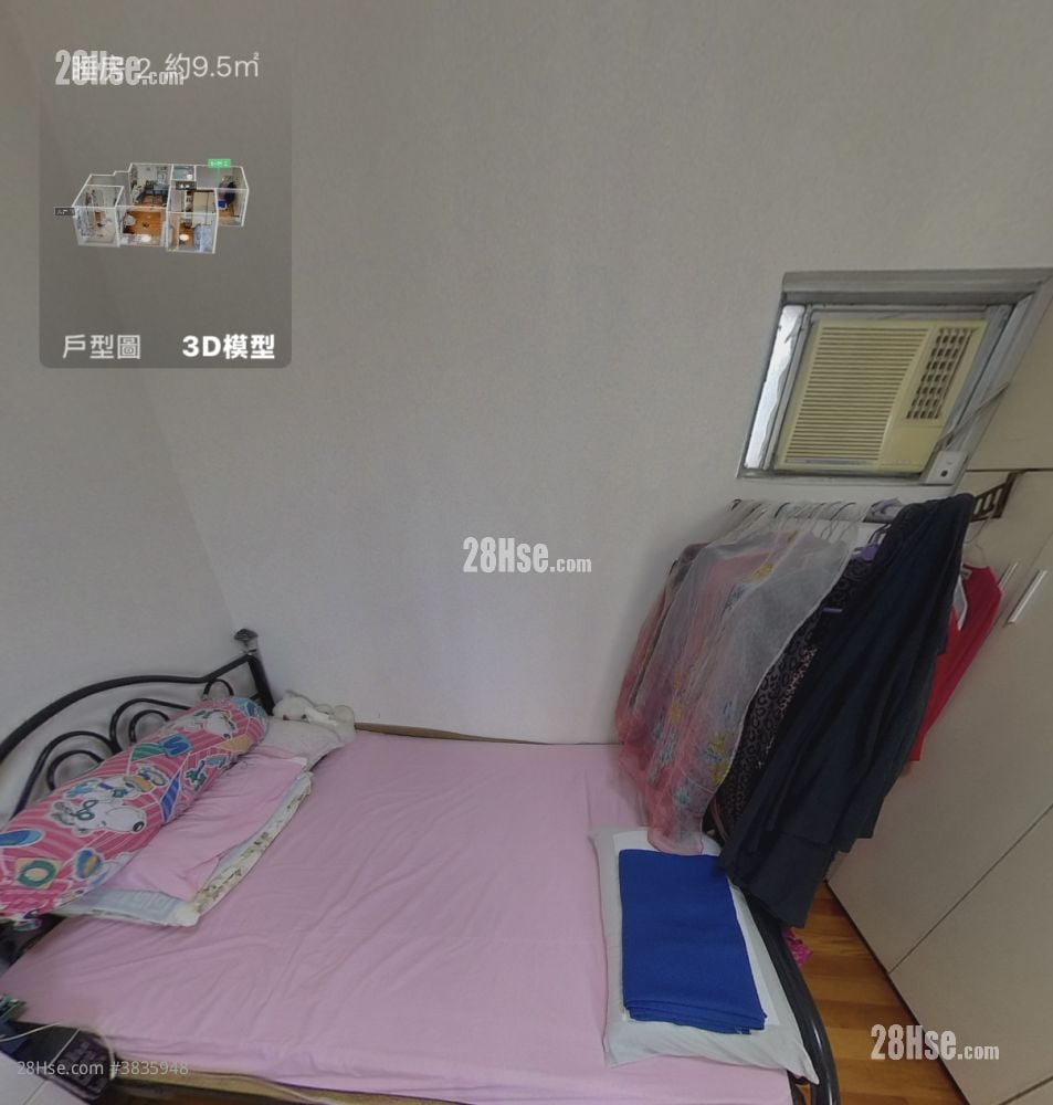 栢蕙苑 售盤 2 房 , 1 浴室 615 平方呎