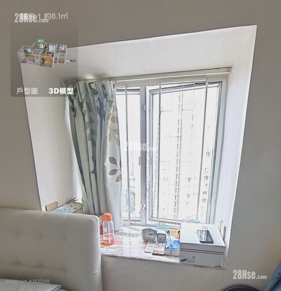 栢蕙苑 售盤 2 房 , 1 浴室 615 平方呎
