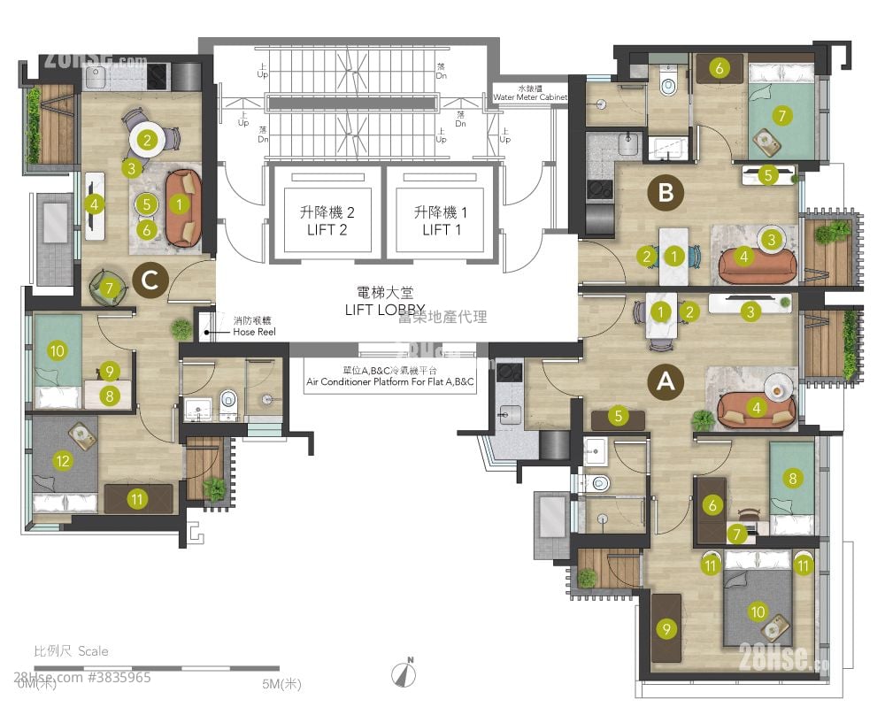 Madera Garden Sell 1 Bedroom , 1 Bathroom 286 ft²